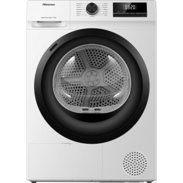 Hisense DHQE800BW2 Στεγνωτήριο 8kg A++ με Αντλία Θερμότητας